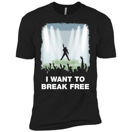 T-Shirts Black / X-Small I WANT TO BREAK FREE Men's Premium T-Shirt
