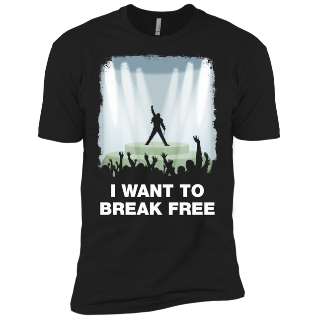 T-Shirts Black / X-Small I WANT TO BREAK FREE Men's Premium T-Shirt