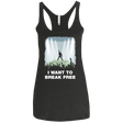 T-Shirts Vintage Black / X-Small I WANT TO BREAK FREE Women's Triblend Racerback Tank