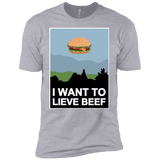 T-Shirts Heather Grey / YXS I want to lieve beef Boys Premium T-Shirt