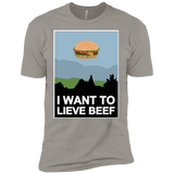 T-Shirts Light Grey / YXS I want to lieve beef Boys Premium T-Shirt