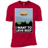 T-Shirts Red / YXS I want to lieve beef Boys Premium T-Shirt