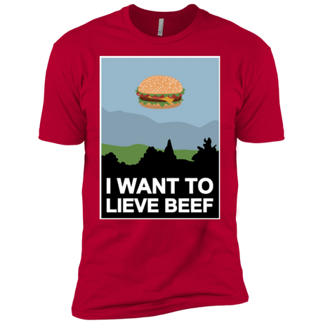 T-Shirts Red / YXS I want to lieve beef Boys Premium T-Shirt