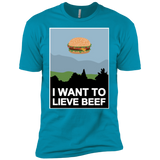 T-Shirts Turquoise / YXS I want to lieve beef Boys Premium T-Shirt
