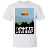T-Shirts White / Small I want to lieve beef T-Shirt