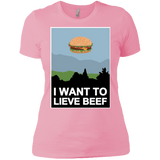 T-Shirts Light Pink / X-Small I want to lieve beef Women's Premium T-Shirt