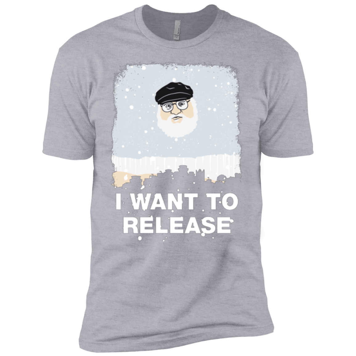 T-Shirts Heather Grey / YXS I Want to Release Boys Premium T-Shirt