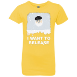 T-Shirts Vibrant Yellow / YXS I Want to Release Girls Premium T-Shirt