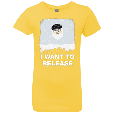 T-Shirts Vibrant Yellow / YXS I Want to Release Girls Premium T-Shirt