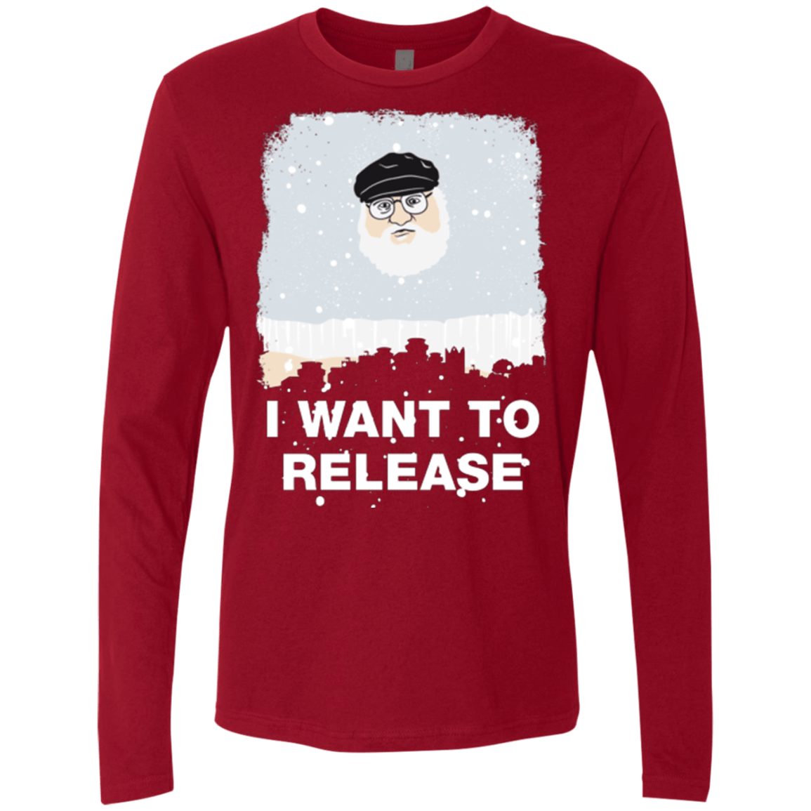 T-Shirts Cardinal / Small I Want to Release Men's Premium Long Sleeve