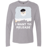 T-Shirts Heather Grey / Small I Want to Release Men's Premium Long Sleeve