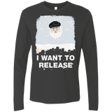 T-Shirts Heavy Metal / Small I Want to Release Men's Premium Long Sleeve