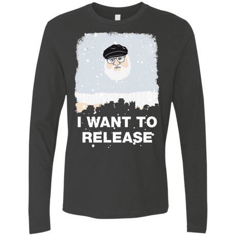 T-Shirts Heavy Metal / Small I Want to Release Men's Premium Long Sleeve