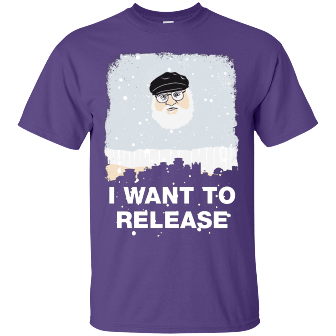 T-Shirts Purple / Small I Want to Release T-Shirt
