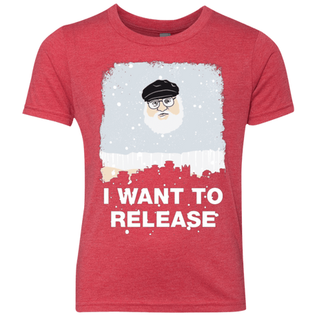T-Shirts Vintage Red / YXS I Want to Release Youth Triblend T-Shirt