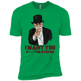 T-Shirts Kelly Green / YXS i want you f3ck the system Boys Premium T-Shirt