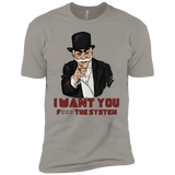 T-Shirts Light Grey / YXS i want you f3ck the system Boys Premium T-Shirt