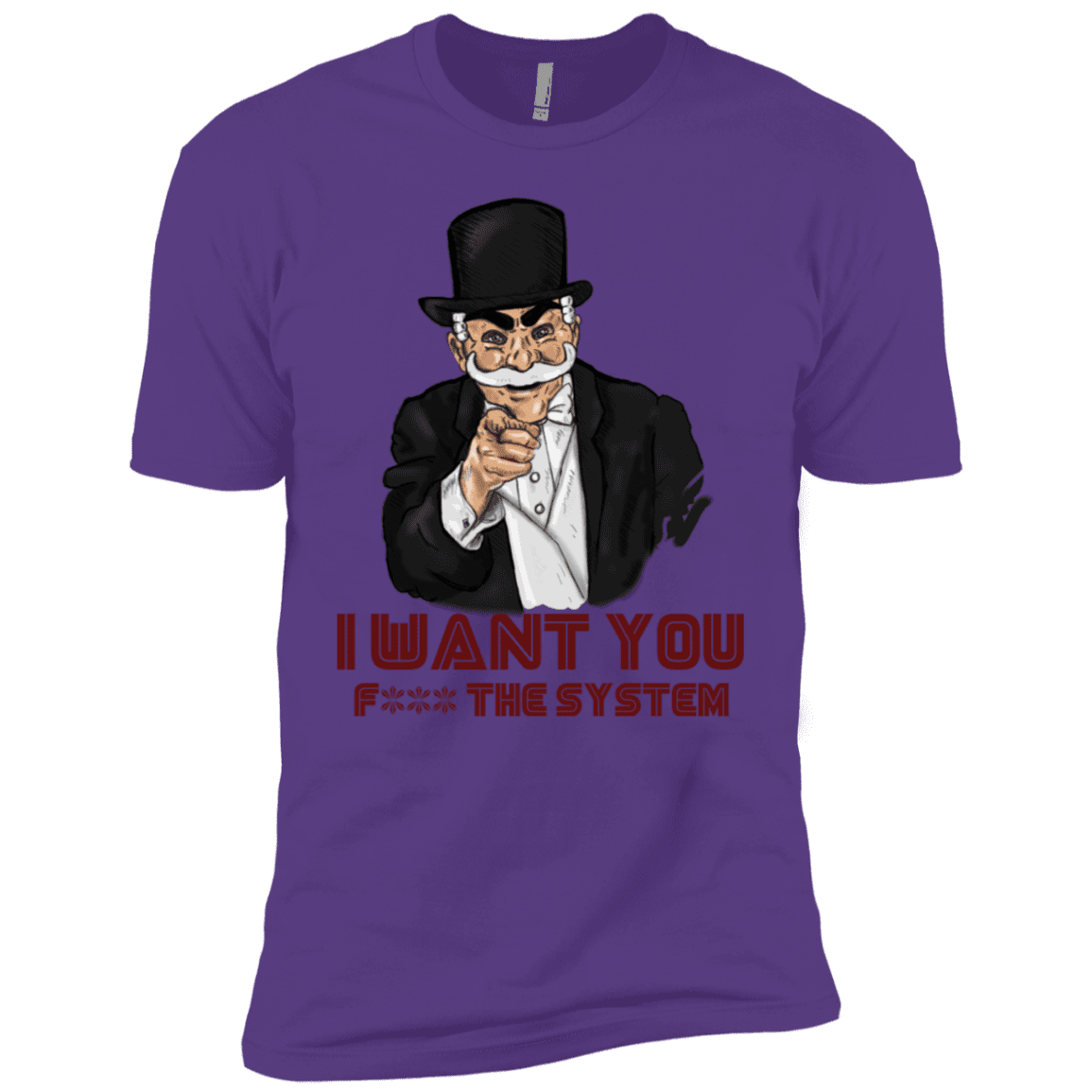 T-Shirts Purple Rush / YXS i want you f3ck the system Boys Premium T-Shirt