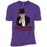 T-Shirts Purple Rush / YXS i want you f3ck the system Boys Premium T-Shirt