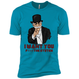 T-Shirts Turquoise / YXS i want you f3ck the system Boys Premium T-Shirt