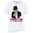 T-Shirts White / YXS i want you f3ck the system Boys Premium T-Shirt