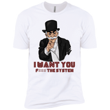 T-Shirts White / YXS i want you f3ck the system Boys Premium T-Shirt