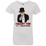 T-Shirts White / YXS i want you f3ck the system Girls Premium T-Shirt