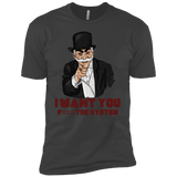 T-Shirts Heavy Metal / X-Small i want you f3ck the system Men's Premium T-Shirt
