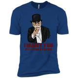 T-Shirts Royal / X-Small i want you f3ck the system Men's Premium T-Shirt