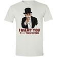 T-Shirts White / X-Small i want you f3ck the system Men's Semi-Fitted Softstyle