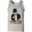 T-Shirts Ash / S i want you f3ck the system Men's Tank Top