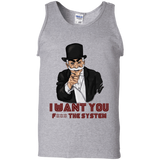 T-Shirts Sport Grey / S i want you f3ck the system Men's Tank Top