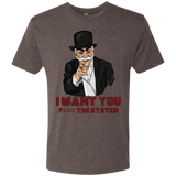 T-Shirts Macchiato / S i want you f3ck the system Men's Triblend T-Shirt