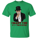T-Shirts Irish Green / S i want you f3ck the system T-Shirt