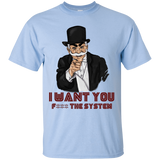 T-Shirts Light Blue / S i want you f3ck the system T-Shirt