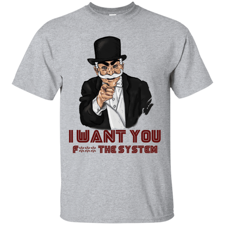 T-Shirts Sport Grey / S i want you f3ck the system T-Shirt