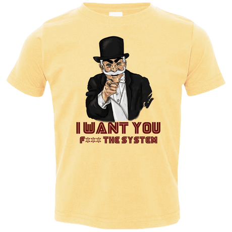 T-Shirts Butter / 2T i want you f3ck the system Toddler Premium T-Shirt