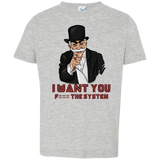 T-Shirts Heather Grey / 2T i want you f3ck the system Toddler Premium T-Shirt