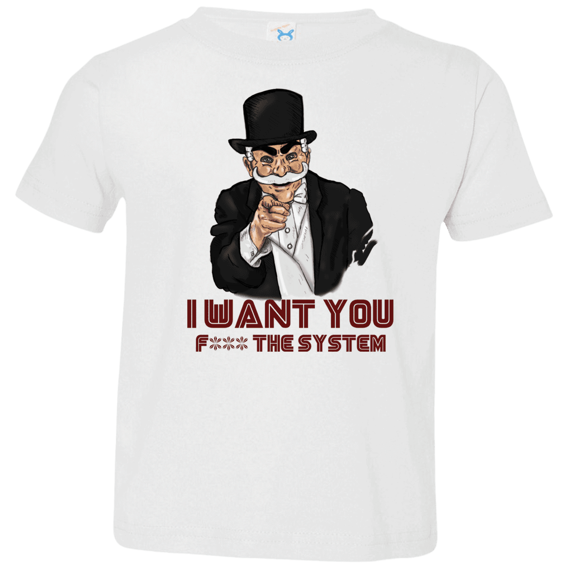 T-Shirts White / 2T i want you f3ck the system Toddler Premium T-Shirt