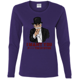 T-Shirts Purple / S i want you f3ck the system Women's Long Sleeve T-Shirt