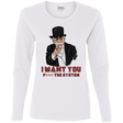 T-Shirts White / S i want you f3ck the system Women's Long Sleeve T-Shirt