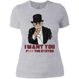 T-Shirts Heather Grey / X-Small i want you f3ck the system Women's Premium T-Shirt