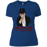 T-Shirts Royal / X-Small i want you f3ck the system Women's Premium T-Shirt