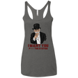 T-Shirts Premium Heather / X-Small i want you f3ck the system Women's Triblend Racerback Tank