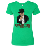 T-Shirts Envy / S i want you f3ck the system Women's Triblend T-Shirt