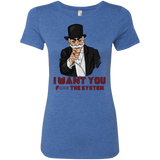 T-Shirts Vintage Royal / S i want you f3ck the system Women's Triblend T-Shirt