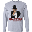 T-Shirts Sport Grey / YS i want you f3ck the system Youth Long Sleeve T-Shirt