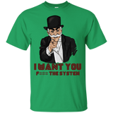 T-Shirts Irish Green / YXS i want you f3ck the system Youth T-Shirt