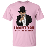 T-Shirts Light Pink / YXS i want you f3ck the system Youth T-Shirt