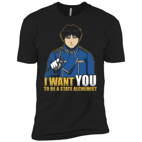 T-Shirts Black / YXS I Want You To Be A State Alchemist Boys Premium T-Shirt